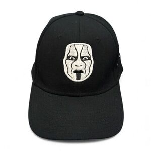 STING WWE Black  Men Women Adjustable Black Cap Hat S/M Adult